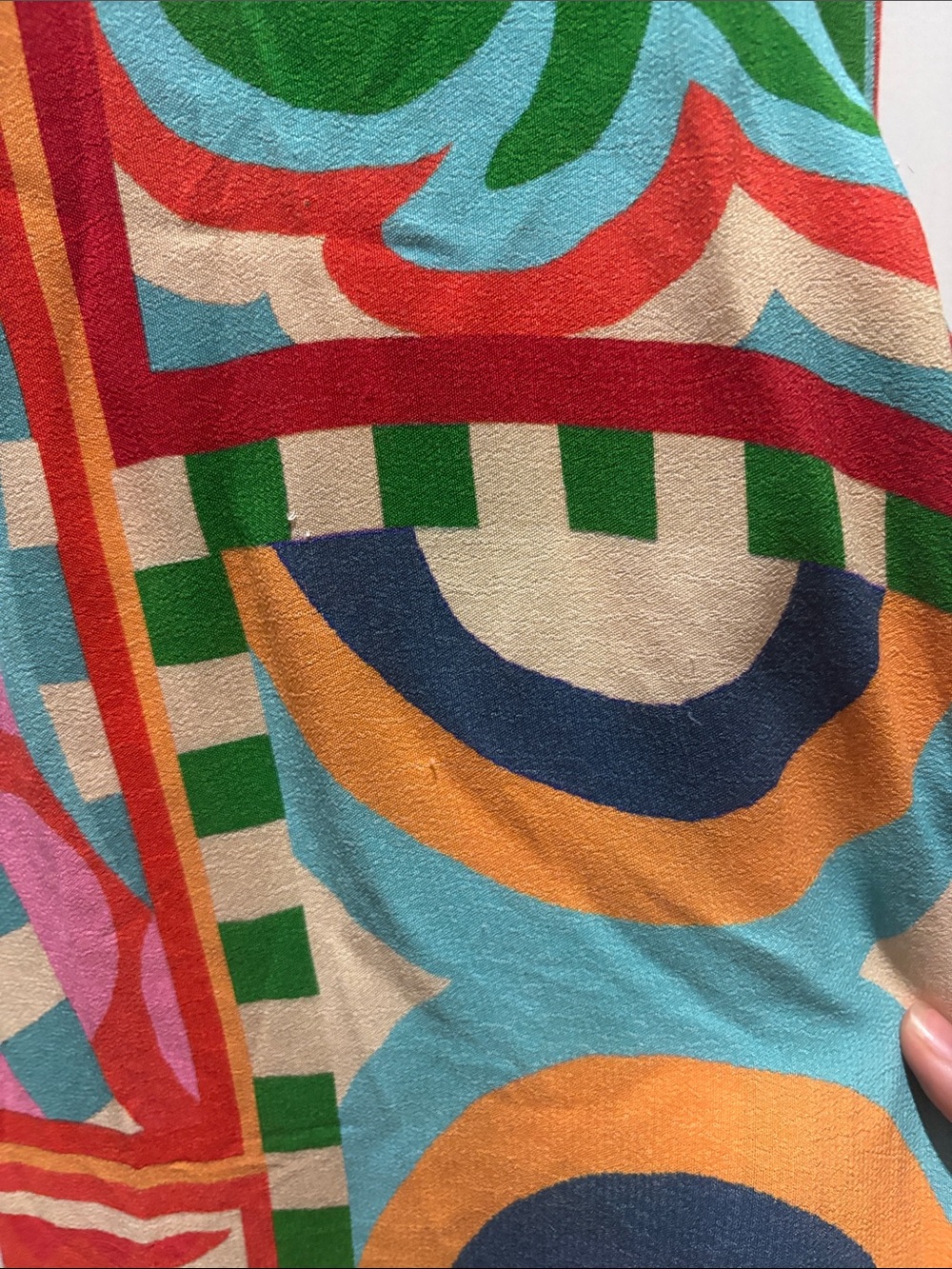 FARM RIO geometric tropical spaghetti strap jumpsuit size small - Picture 13 of 13
